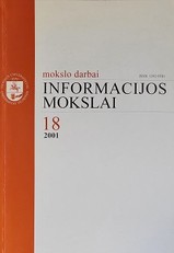 Informacijos mokslai: mokslo darbai 2001 m. 18 t.