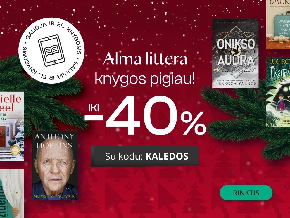 LEIDYKLOS ALMA LITTERA KNYGOMS - extra nuolaidos iki -40%!