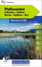 Pfaffenwinkel Peissenberg, Weilheim, Murnau, Staffelsee, Wies Nr. 28 Outdoorkarte Deutschland 1:35 000