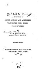 Greek Wit, A Collection of Smart Sayings and Anecdotes