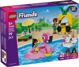 LEGO Friends 42658 – Baseino vakarėlis su vienaragiu ir flamingu