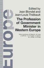 Profession of Government Minister in Western Europe