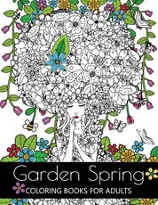 Garden Spring coloring books for Adults