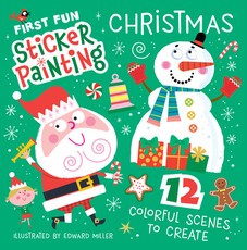 First Fun Sticker Painting: Christmas