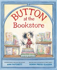 Button at the Bookstore