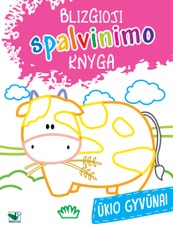 Blizgioji spalvinimo knyga. Ūkio gyvūnai