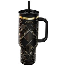 Termogertuvė Osom Water Bottle, juoda, 1200 ml