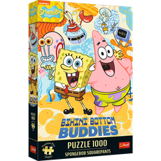 TREFL SPONGEBOB PREMIUM PLUS 1000 det. dėlionė „Kempiniukas Plačiakelnis“