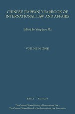 Chinese (Taiwan) Yearbook of International Law and Affairs, Volume 36, (2018)