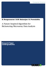 A Nature Inspired Algorithm for Biclustering Microarray Data Analysis