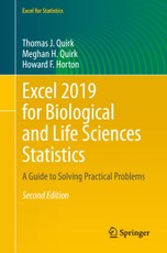 Excel 2019 for Biological and Life Sciences Statistics