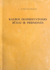 Kalbos ekspresyvinimo būdai ir priemonės