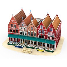 3D dėlionė: Bruges Markt