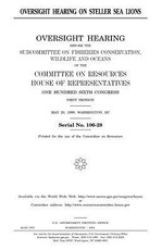 Oversight hearing on Steller sea lions