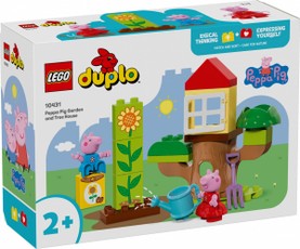 LEGO DUPLO 10431 Peppa Pig – sodas ir medžio namelis