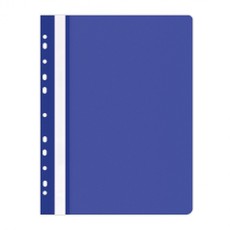 Segtuvėlis su euro perforacija A4 PP mėlynas