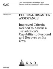 Federal disaster assistance