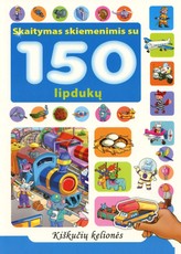 Skaitymas skiemenimis su 150 lipdukų. Kiškučių dėlionės