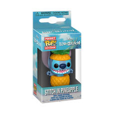 FUNKO POP! Raktų pakabutis: Disney: Lilo & Stitch - Stitch in pineapple​