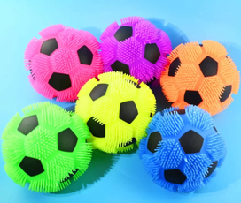 Pūkuotas antistresinis kamuoliukas „Futbolas“, 16 cm