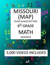 6th Grade MISSOURI MAP, 2019 MATH, Test Prep