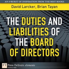 Duties and Liabilities of the Board of Directors, The
