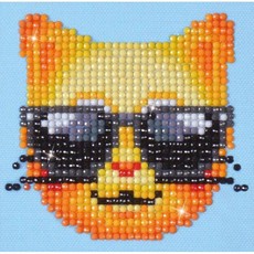 Deimantinė mozaika KOOL KAT DD Kit with Frame 9,50x9,50