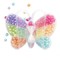 Karoliukų vėrimo rinkinys BUTTERFLY  apie 285vnt