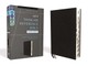 Niv, Thinline Reference Bible, Large Print, European Bonded Leather, Black, Red Letter, Thumb Indexed, Comfort Print