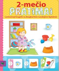 2-mečio pratimai. Lavinamoji knygelė su daugkartiniais lipdukais