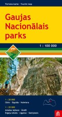 Gaujas Nacionalais parks žemėlapis 1 : 100 000