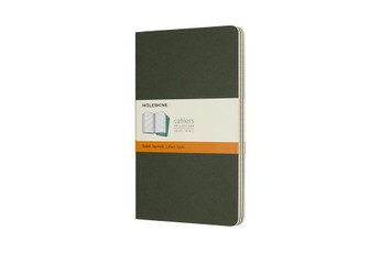 Moleskine Myrtle Green Large Ruled Cahier Journal (set Of 3)