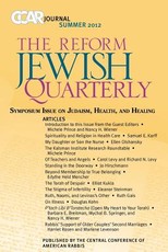 Ccar Journal, the Reform Jewish Quarterly Summer 2012