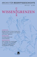 Archiv für Begriffsgeschichte. Band 67,2