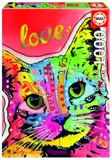 Dėlionė (puzzle) 1000 TILT CAT LOVE, DEAN RUSSO 14-99metų