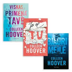 Colleen Hoover 3 knygų rinkinys: Bjauri meilė + Viskas primena tave + Jei ne tu