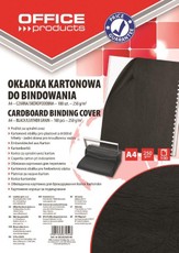Įrišimo nugarėlės OFFp A4 250g 100lap. juodos
