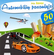 Automobilių pasaulyje. Su 50 lipdukų