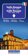Kümmerly+Frey Regional-Strassenkarte 7 Emilia Romagna 1:200.000