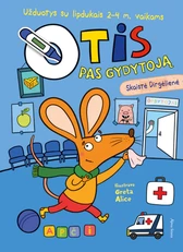 Otis pas gydytoją. Užduotys su lipdukais 2–4 m. vaikams