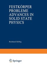 Advances in Solid State Physics / FestkÃ¶rperprobleme