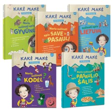 Kakės Makės enciklopedijų serijos 5 knygų rinkinys