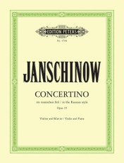 Concertino im russischen Stil op. 35