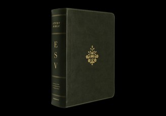 ESV Study Bible, Large Print (Trutone, Olive, Branch Design)