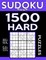 Sudoku Book 1,500 Hard Puzzles