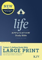 KJV Life Application Study Bible, Third Edition, Large Print (Red Letter, Hardcover)