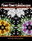 Black Background Flower Power Kaleidoscopes