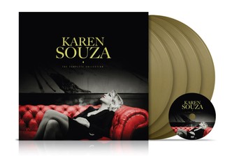 Vinilinė plokštelė LP SOUZA KAREN „Karen Souza Box Set“ (Gold Vinyl) + NTSC All Regions (4LP + DVD)