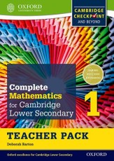 Complete Mathematics for Cambridge Lower Secondary Teacher Pack 1