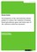 Development of the international climate politics to reduce the emission of human based greenhouse gases and status quo of the emission reduction measures